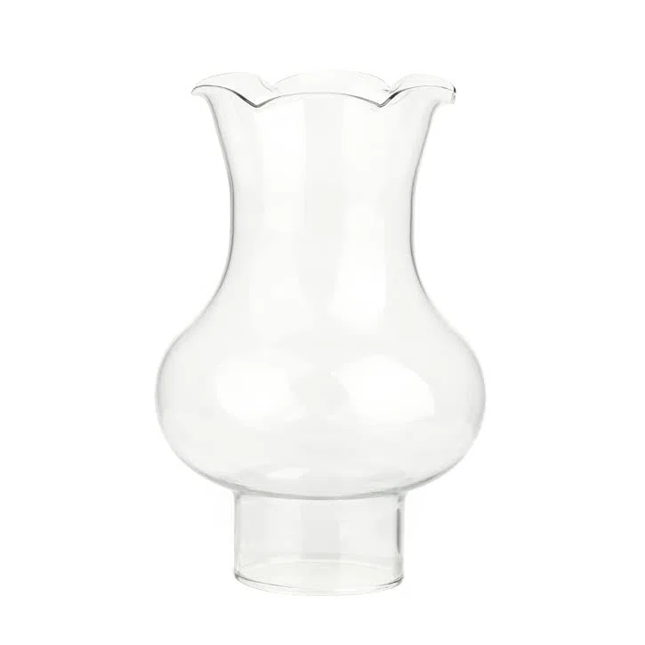 Laut d'huile en verre Fonction de remplacement de la cheminée transparente - Abat-la-lampe for lampe à huile vintage traditionnelle et l'éclairage (Size : L)