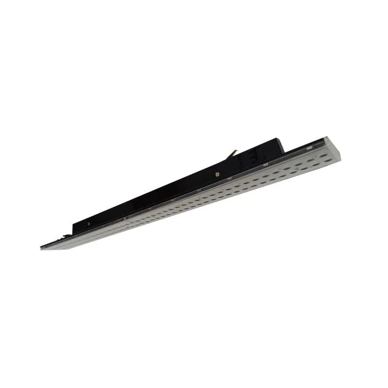 Linéaire LED sur rail triphasé 60cm 14/16/18/20W ajustable noir - Blanc Neutre 4000K - 5500K