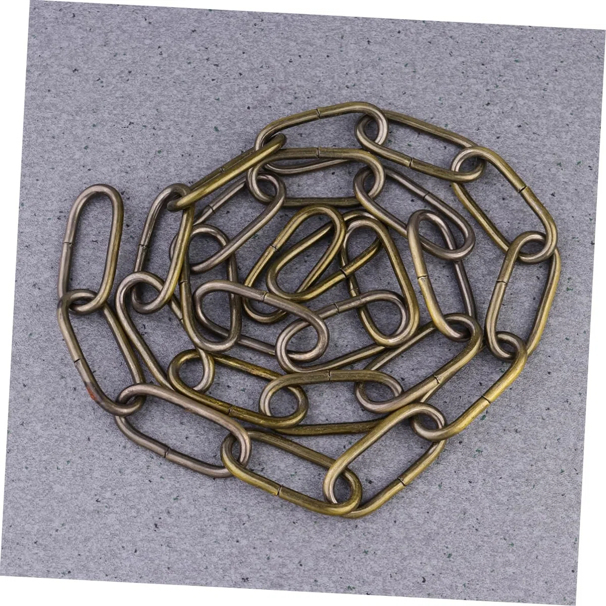 Chaîne en Fer pour Lustre Bronze 1 Mètre de Long 4 Mm D'épaisseur Supportant Jusqu'à 20 Kg Suspendre Luminaire Industriel et Applications Générales