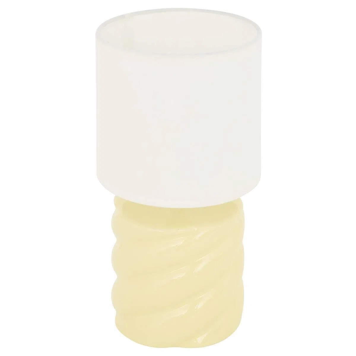 Atmosphera - Lampe noly h27cm jaune poussin