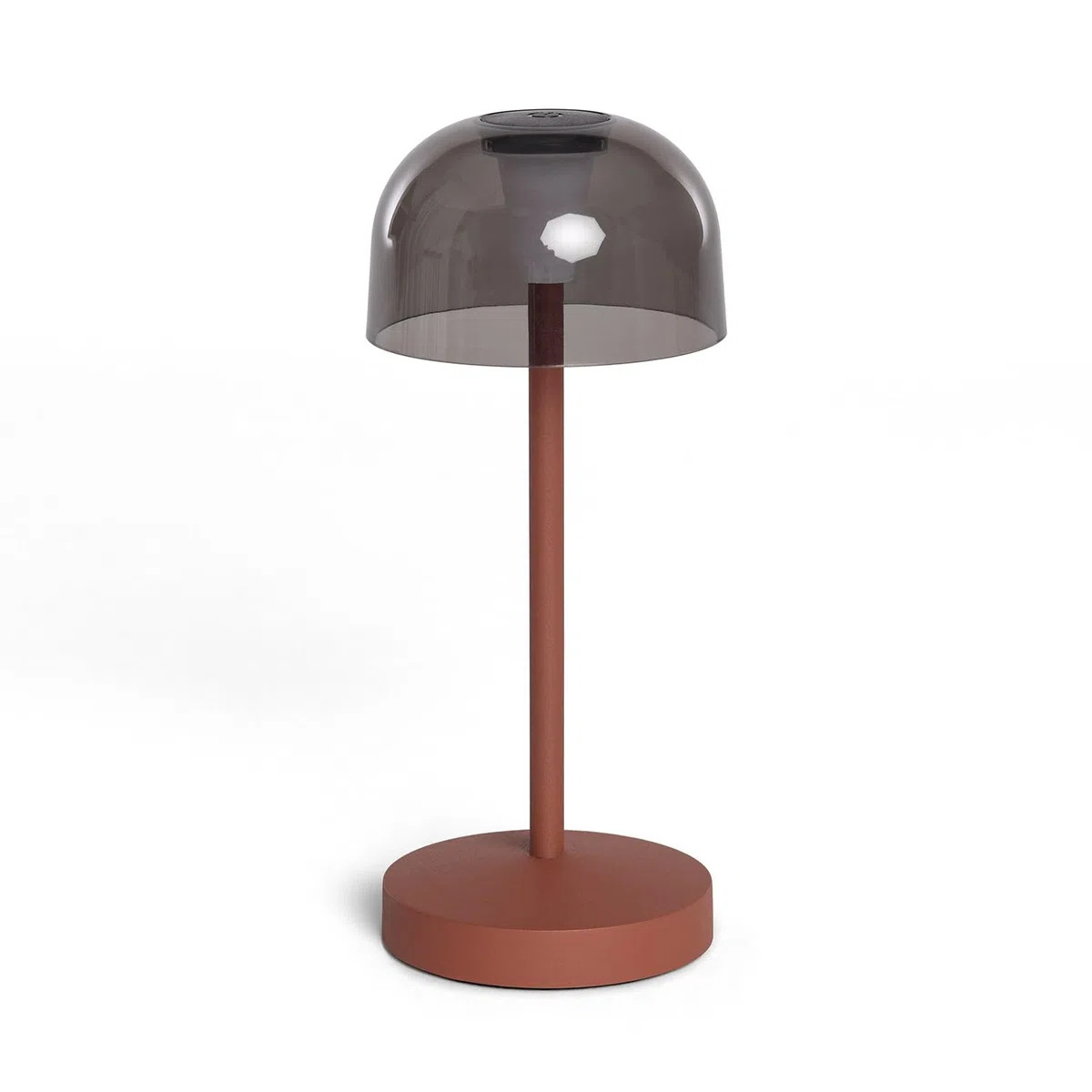 LEDKIA LIGHTING Lampe à Poser LED Portable Extérieur Métal avec Batterie Rechargeable Lendora Terre cuite