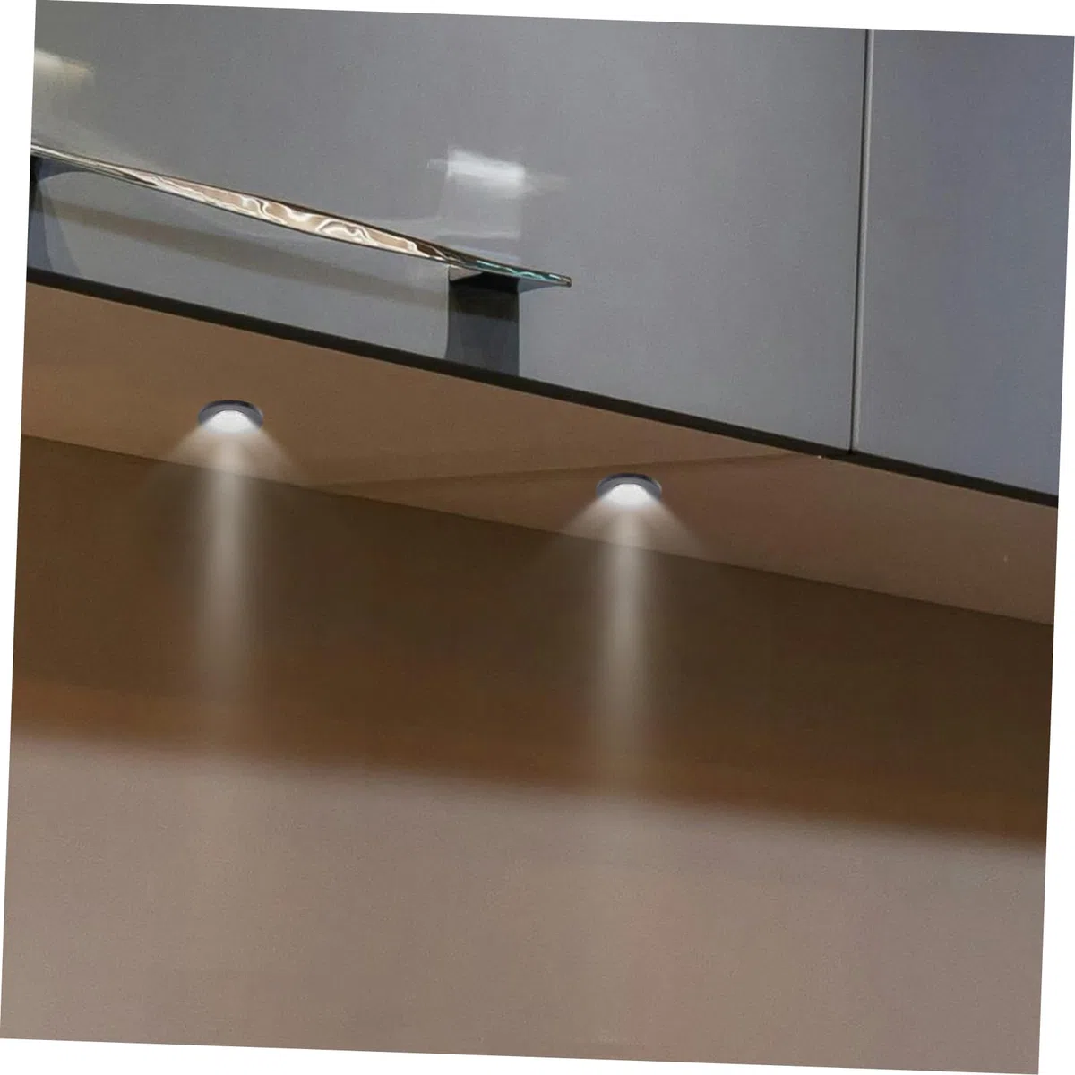 Spot LED Encastrable Mini pour Vitrine en Aluminium Haute Luminosité et Design Compact, pour Éclairage Encastré les Comptoirs et Espaces Réduits