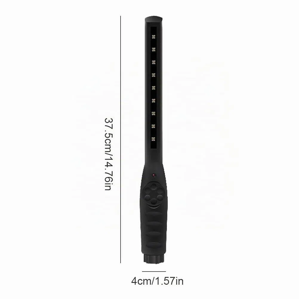Lampe UV pliable 30 LED - Lumière propre - Portable - Lampe de désinfection UV bactéricide germicide - de désinfection à la maison - Protection LED - Bâton lumineux