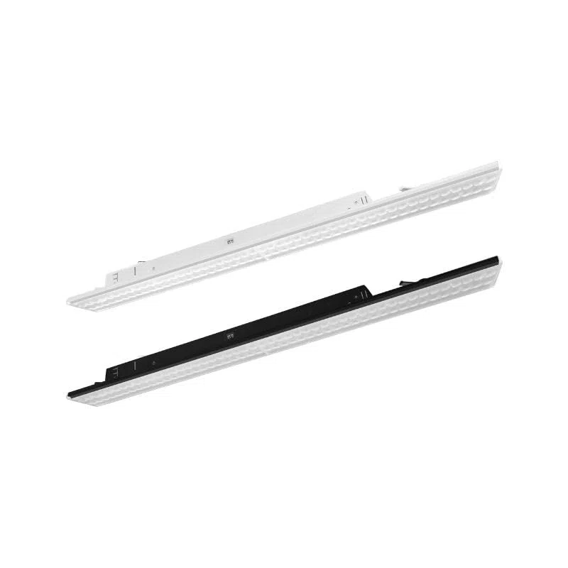 Linéaire LED sur rail triphasé 60cm 14/16/18/20W ajustable noir - Blanc Neutre 4000K - 5500K