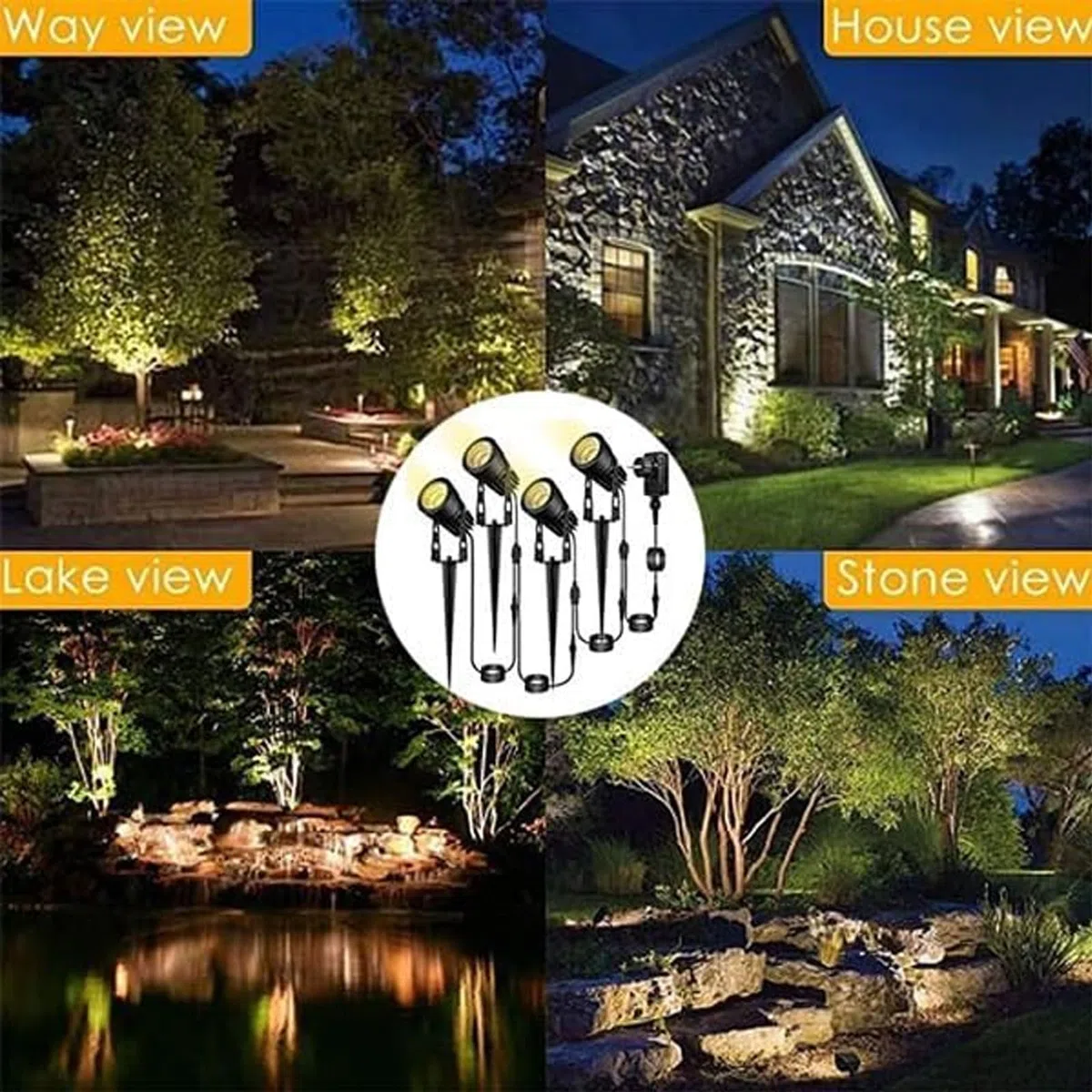 12V 2A 24W Adaptateur pour Spot LED Exterieur Gartenstrahler LED Energieversorgung