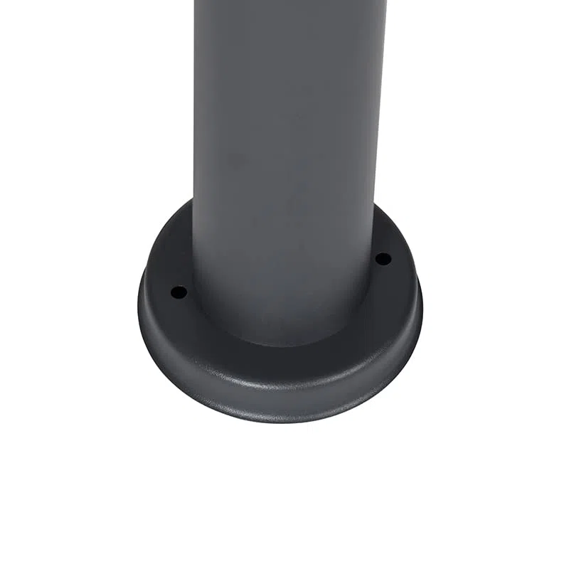QAZQA rox - éclairage de terrasse et d'allée de jardin - 1 lumière - Ø 75 mm - Gris foncé - Moderne - éclairage extérieur