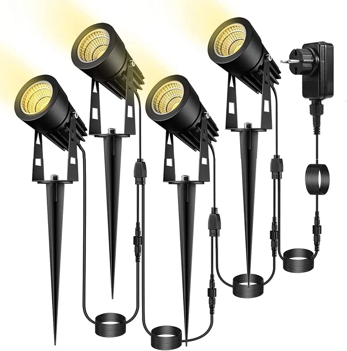 12V 2A 24W Adaptateur pour Spot LED Exterieur Gartenstrahler LED Energieversorgung