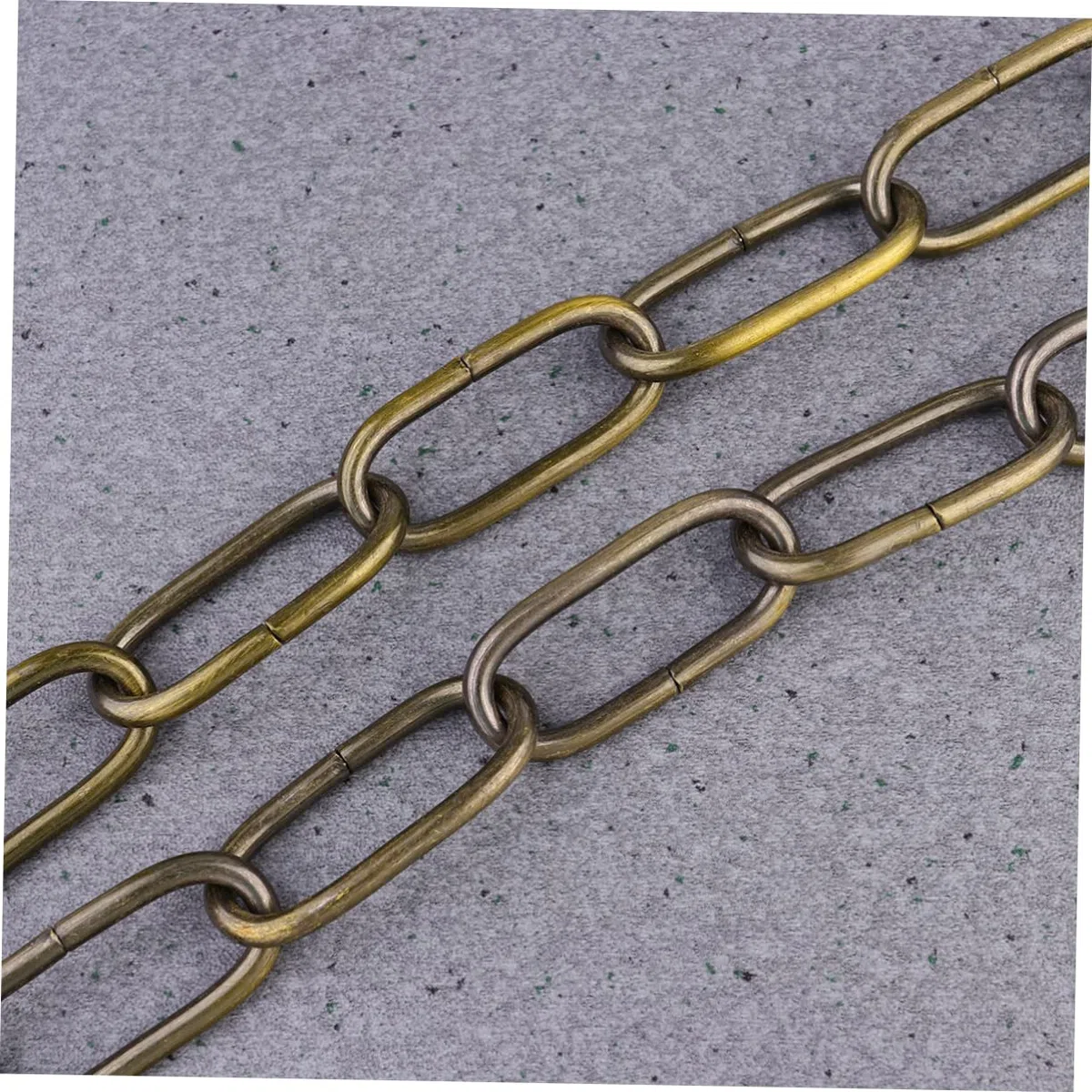 Chaîne en Fer pour Lustre Bronze 1 Mètre de Long 4 Mm D'épaisseur Supportant Jusqu'à 20 Kg Suspendre Luminaire Industriel et Applications Générales