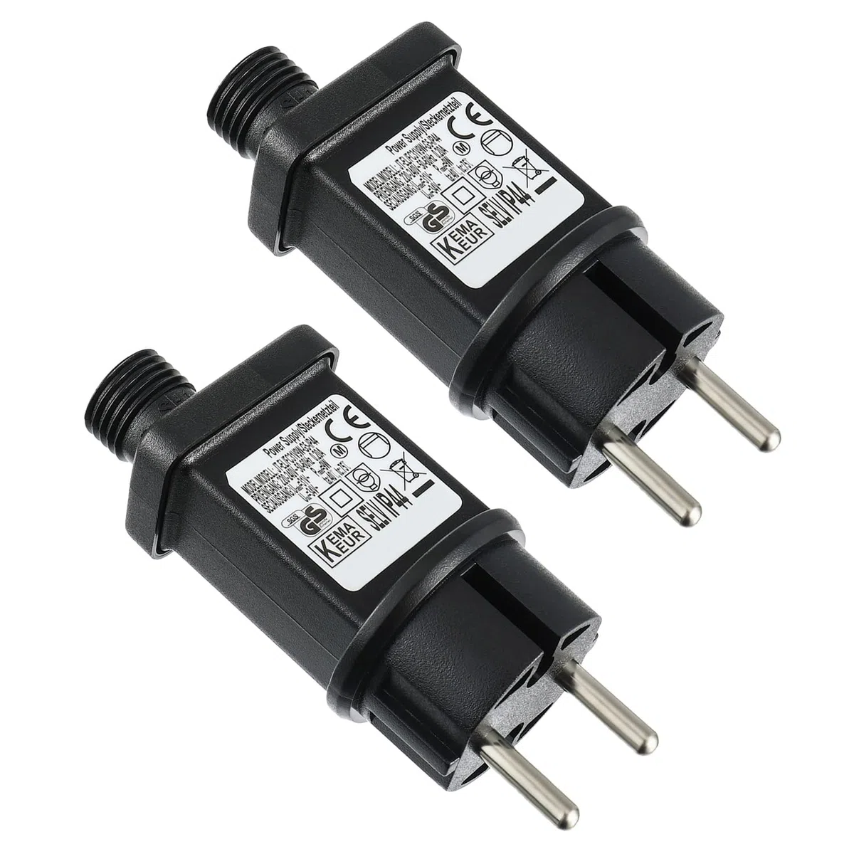 31V 9W LED Transformateur IP44 Adaptateur Pilote avec Minuterie 8 Modes pour Lumières de Décoration de Noël Lumières Clignotantes Lumières de Glaçons(2 Pièces)