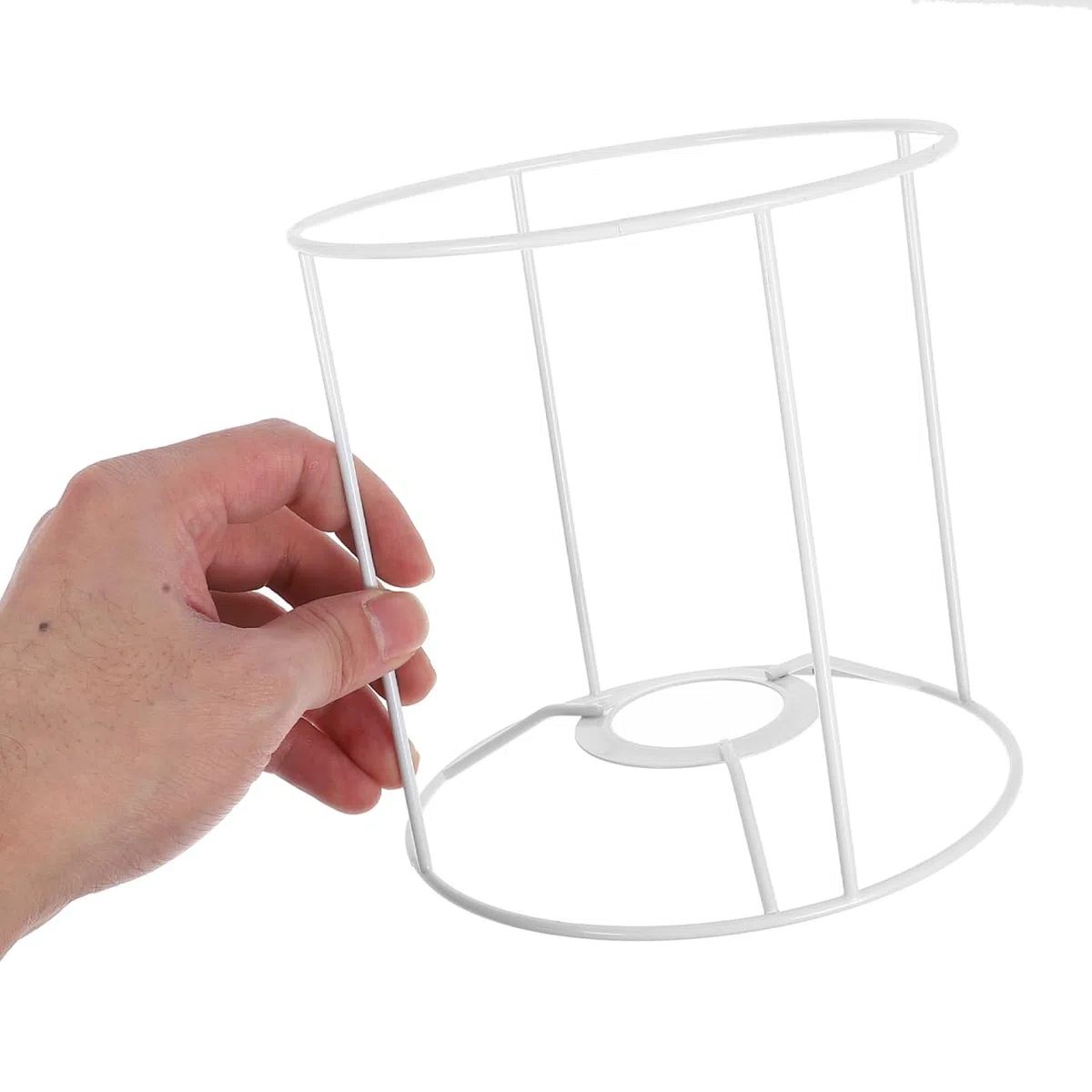 Hemobllo Support De Lampe En Fil Métallique 15.00 Cm Pour Lampe De Table Industrielle Et Lustre Salon Compatible E27 Cadre De Bague À À Poser Diy