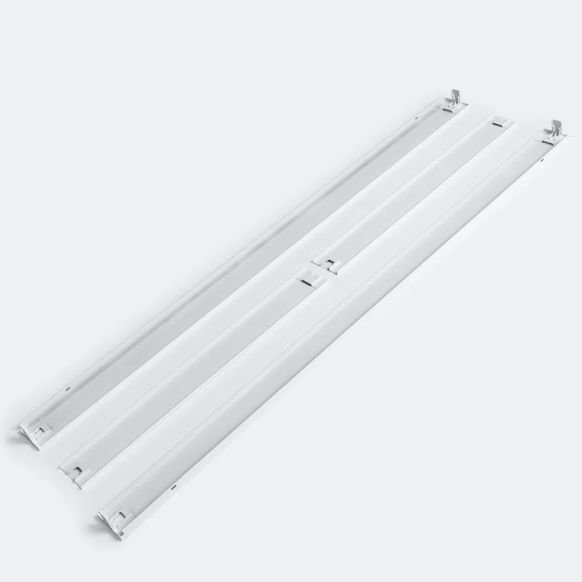 LEDKIA LIGHTING Kit en Saillie pour Panneaux 120x60 cm Blanc