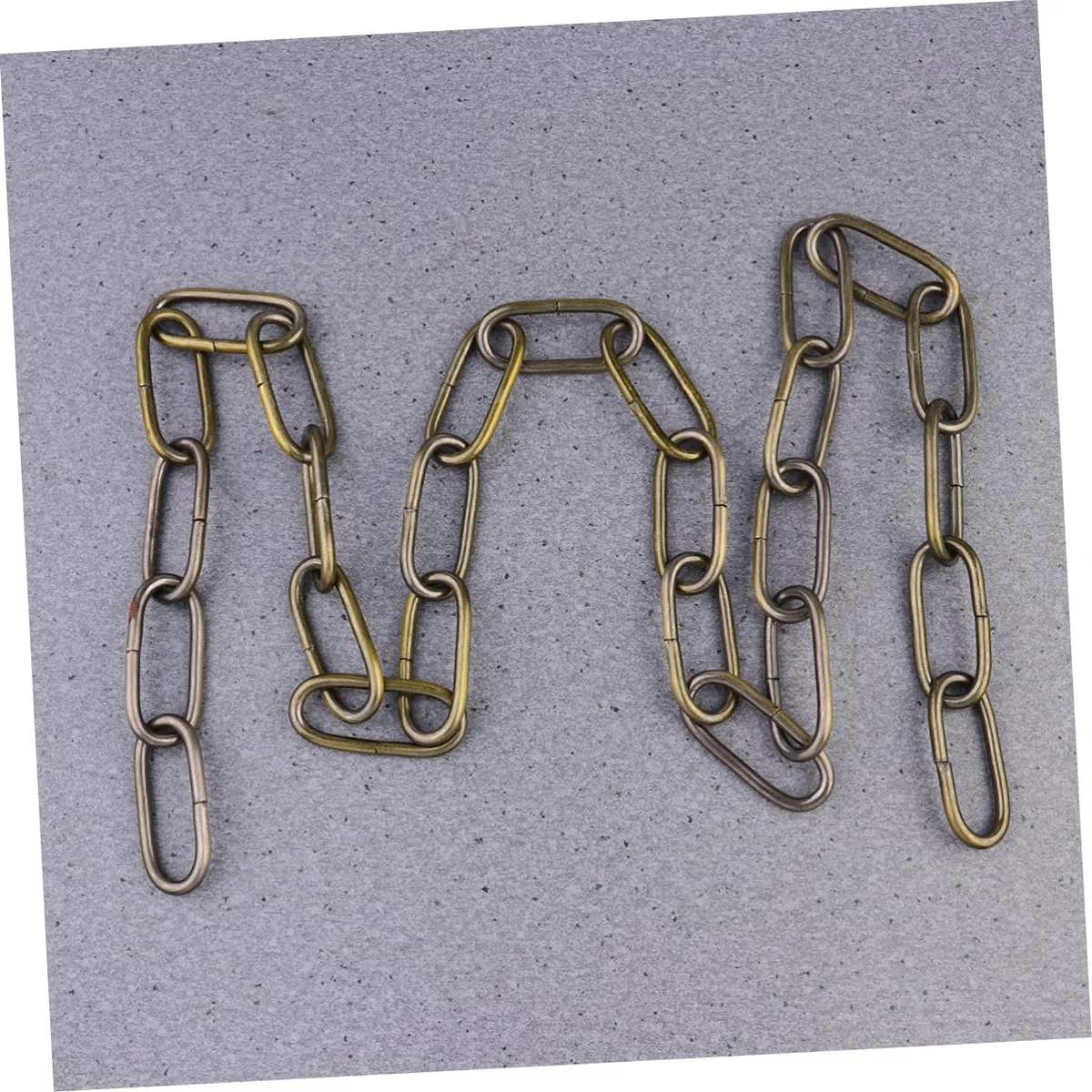 Chaîne en Fer pour Lustre Bronze 1 Mètre de Long 4 Mm D'épaisseur Supportant Jusqu'à 20 Kg Suspendre Luminaire Industriel et Applications Générales