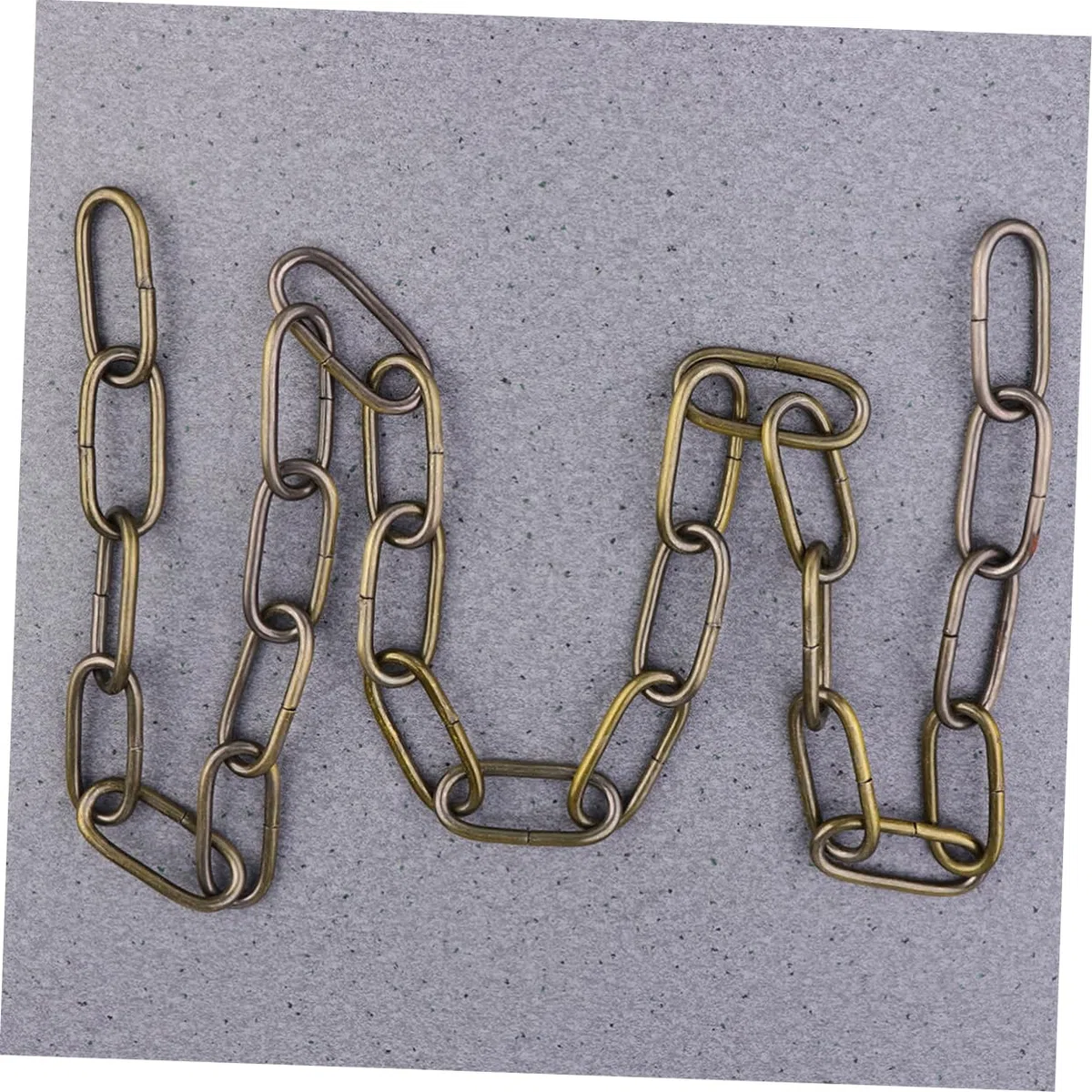 Chaîne en Fer pour Lustre Bronze 1 Mètre de Long 4 Mm D'épaisseur Supportant Jusqu'à 20 Kg Suspendre Luminaire Industriel et Applications Générales
