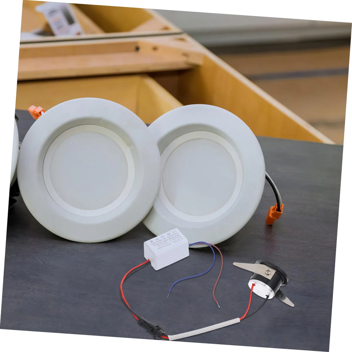 Spot LED Encastrable Mini pour Vitrine en Aluminium Haute Luminosité et Design Compact, pour Éclairage Encastré les Comptoirs et Espaces Réduits